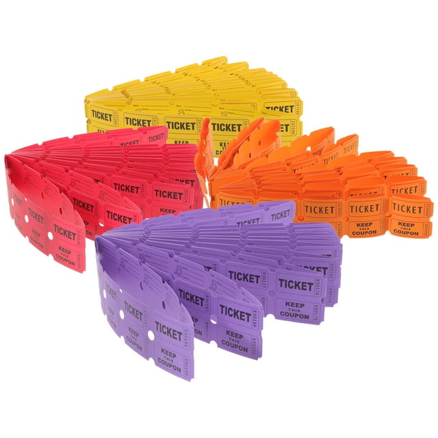 400Pcs Raffle Tickets Universal Ticket Labels Universal Ticket Events Tickets Universal Tickets