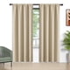 thumbnail image 1 of Cortinas Blackout Beige Juego de 2 Paneles, Cortinas Blackout con Bolsillo para Barra de 52x84 Pulgadas, Cortinas Térmicas Aisladas para Ventanas en Verano, Cortinas Sólidas con Privacidad Asegurada, 1 of 7