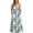 Blue-2, variant on Bohemian Dress for Women Off Shoulder Summer Vacation Dresses with Pocket Short Sleeve Casual Ruffle Floral Dress Black-1 M