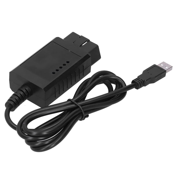 Cable de diagnóstico, OBD II EOBD USB Herramienta de diagnóstico USB Escáner EOBD Funcionamiento suave