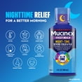 thumbnail image 4 of Mucinex Nightshift Severe Cold and Flu Liquid Medicine, Otc Nighttime Cough Relief, Expectorant, 6 fl oz, 4 of 13