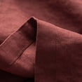 thumbnail image 3 of pstuiky Summer Dresses , Women Summer Cotton and Linen Shorts Solid Color Button Shorts with Pockets Leisure Wine M, 3 of 5