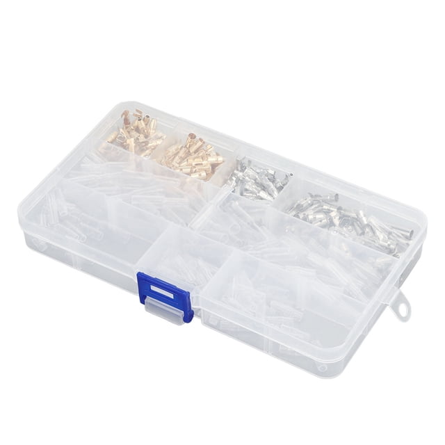 Conector De Terminal De Cable, Buena Conductividad Eléctrica, Terminal De Engarzado Macho Hembra De 240 Piezas Con Funda Aislante Para Maquinaria