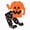 H362-Black, variant on TOWED22 Toddler Boys Girls Halloween Pajamas Pumpkin Print PJs Sleepwear Cute Print Pant Sets Kids Jammies(Black,7-8 Y)