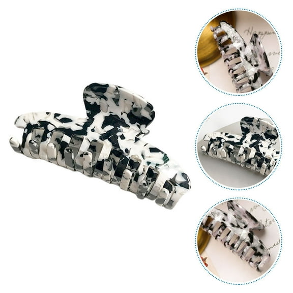 MLINS Creative White Acrylic Jaw Clip Hair Claw for Decoration Unique Design Perfect for Styling