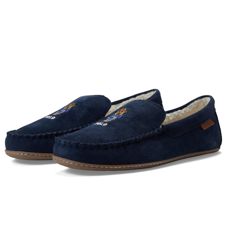 Brand new Ralph Lauren Collins velvet slippers. Men main image 3