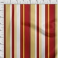 thumbnail image 4 of oneOone Tissu en Coton Flex Bordeaux Rayé Tissu pour Robe Tissu Imprimé au Mètre 40 Pouces de Large, 4 of 4