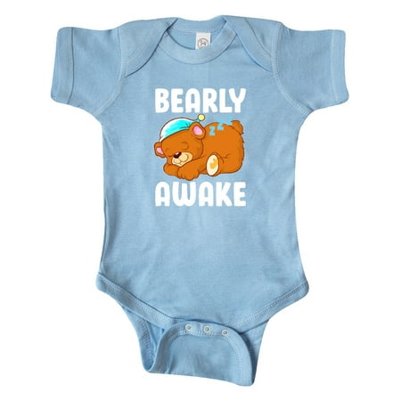 

Inktastic Baby Bear Bearly Awake Gift Baby Boy or Baby Girl Bodysuit