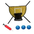 thumbnail image 4 of Juego de aro de baloncesto para trampolín, portería de baloncesto para la mayoría de los entrenamientos de trampolines Bola azul, 4 of 8