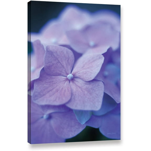 ArtWall Kathy Yates "Blue Hydrangeas" Gallery-Wrapped Canvas