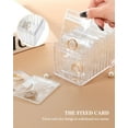 thumbnail image 3 of HOMEHIVE Caja organizadora de joyas de acrílico, organizador y almacenamiento de joyas transparente con 20 bolsas de joyería portátiles antideslustre, estuche de joyería de viaje para pendientes/anill, 3 of 5