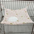 thumbnail image 4 of JANDEL Small Animal Guinea-Pig Hanging Hammocks Bed Pet Cage Hammock for Ferret Cat Rat Chinchilla Hamster Cavy Degu Gerbil Rabbit Playing Cozy Activity Fun Toy, 4 of 5