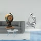 thumbnail image 2 of Figura de escritorio,Reloj de mesa con figura de globo terráqueo,decoración para oficina y hogar,Reloj de escritorio,figura decorativa,decoración para el hogar,Figura de lector, 2 of 8