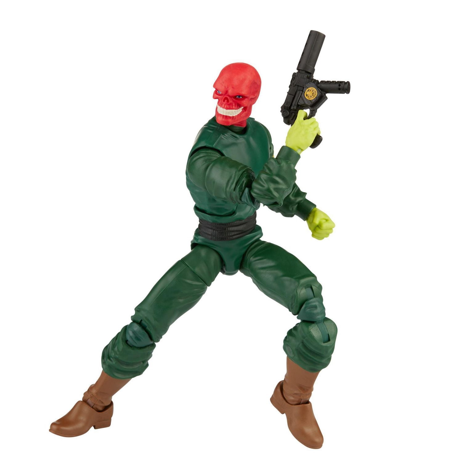Hasbro Marvel Legends Series 6-inch Collectible Action Red Skull Figure and 7 Accessories and 1 Build-a-Figure Part