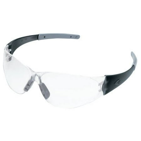 CHECKMATE SAFETY GLASSESSMOKE TEMPLE CLEAR AF L