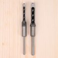 10mm/16mm Square Hole Mortiser Drill Bit Tools with 10Pcs 1/4Inch Hex