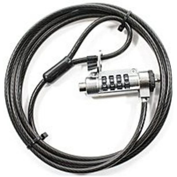Dell XX5WV Laptop Combination Security Cable Lock 6 Feet (Refurbished