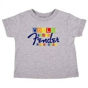 Fender World Famous Rock Star T-Shirt, Gray, 2T Toddler size #9103083306