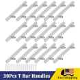 thumbnail image 2 of 30Pack Kitchen Cabinet Pulls Drawer T Bar Handles Brushed Nickel Stainless Steel, 2 of 6