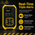 thumbnail image 4 of Geiger Counter, for Home Environment and Marble Testing, Portable Nuclear Radiation Detector, Handheld Dosimeter with LCD Display, 4 of 7