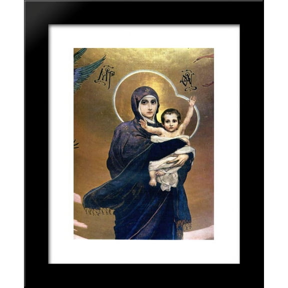 Virgin and Child 20x24 Framed Art Print by Viktor Vasnetsov