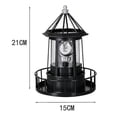 thumbnail image 5 of Large Solar Lighthouse Beacon Rotating Lights Outdoor Garden Landscape Patio Lights, 5 of 5