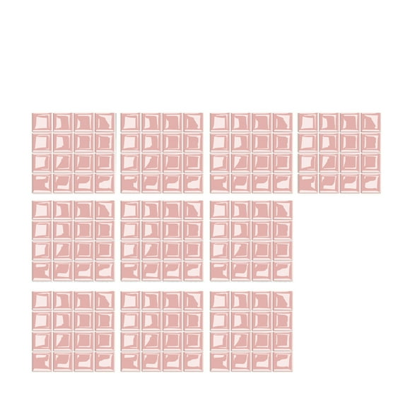 10pc 3D Crystal Tile Stickers DIY Self-Adhesive Wall Stickers 15*15cm
