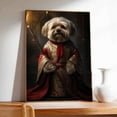 thumbnail image 2 of Lowchen Pets Portrait Painting of Dog Renaissance Style on Canvas Royal Pet Portrait from Photo, Wall Art Print for Home Decor, Modern Wall Decoration, 2 of 5