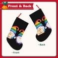 thumbnail image 2 of Sikiie Happy Pride Gnome Christmas Stockings,18 Inches Christmas Stockings Xmas Hanging Stockings for Family Christmas Decorations & Gifts, 2 of 7