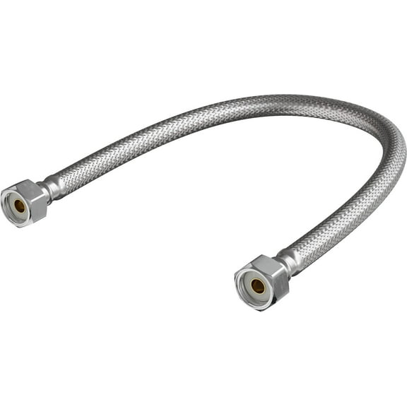 Proflo PFX146304 1/2" Fip X 1/2" Fip X 20" Stainless Steel And Pvc Faucet Reinforced