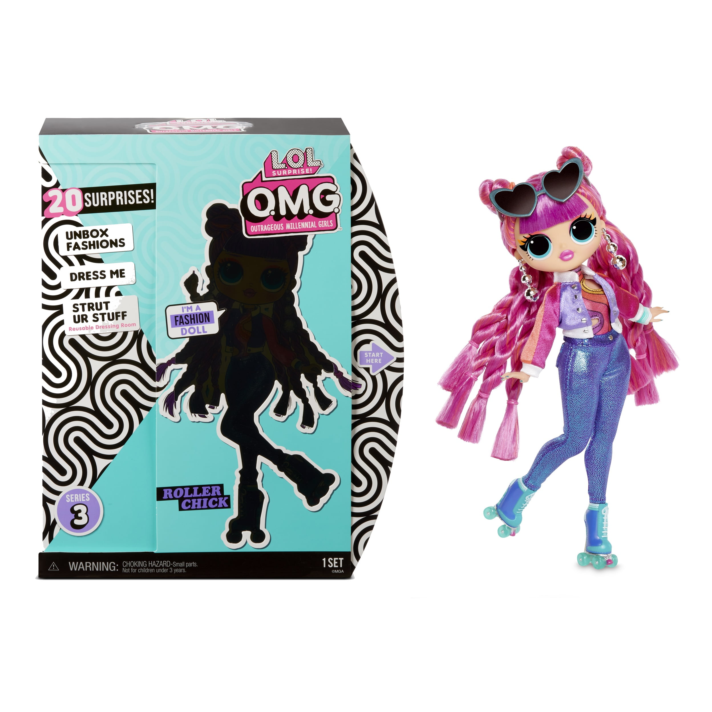LOL Surprise OMG Uptown Girl Fashion Doll with 20 Surprises 