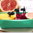 thumbnail image 4 of Moyic 10pcs Fruit Fork Plastic Cake Toothpick Easter Party Pick Decor Box Plate Lunch Accessory Tableware Tool Thanksgiving Fruit Type3 NO3, 4 of 6