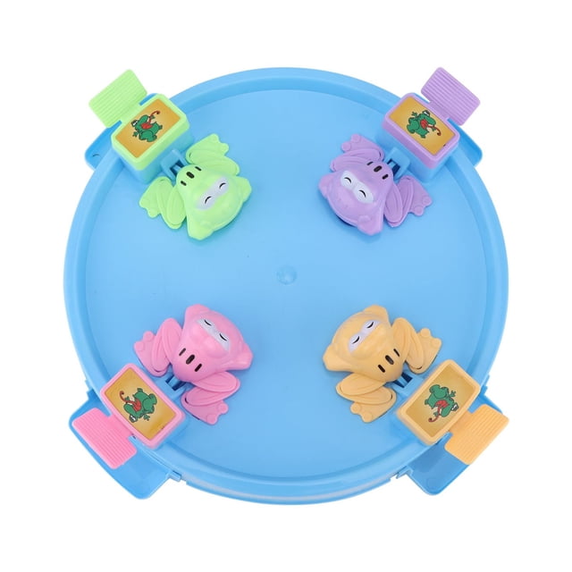 Juego de ranas hambrientas Ticfox juguete para niños plástico 4 jugadores