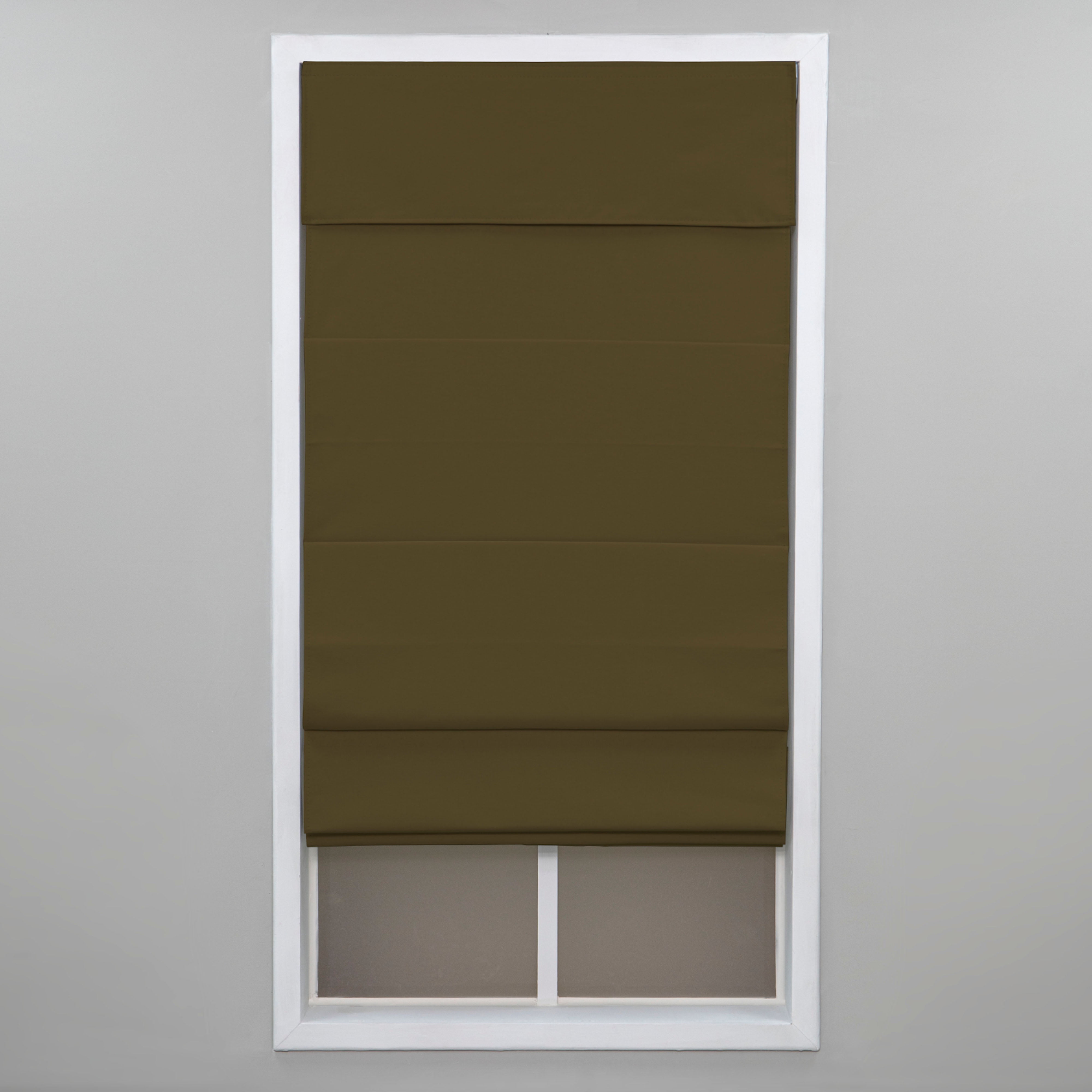 Regal Living Insulating Cordless Blackout Roman Shade, Chocolate, 60W x 72L