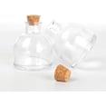 thumbnail image 6 of Decorative Glass Bottles with Cork Stoppers (1.7 fl oz. Round Bottles / 2 Pcs), 6 of 8