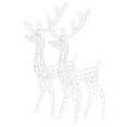 thumbnail image 2 of vidaXL Acrylic Reindeer Christmas Decorations 2 pcs 120 cm Cold White, 2 of 5
