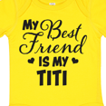 thumbnail image 4 of Inktastic My Best Friend is My Titi with Hearts Boys or Girls Baby Bodysuit, 4 of 5