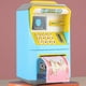 thumbnail image 5 of , banco de dinero en efectivo con música, contraseña digital, ahorro de dinero de desplazamiento automático, cajero automático , Amarillo azul Hugo Cajero Automático Caja de Ahorros, 5 of 9
