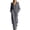 Gray, variant on Edvintorg Casual Jumpsuits for Women Plus Size Fashion Fleece Long Sleeve Hooded Zip up Jumpsuit with Wide Leg Pant One Piece Women's Clothing S-3XL Gray