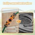 thumbnail image 5 of 3 Piece Garden Hose Connector Set Double Valves Leakproof Design Ergonomic Grip, 5 of 7