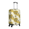 thumbnail image 3 of Kdxio Cartoon Honey Pot Bee Sunflower Pattern Luggage Cover for Travel,Elastic and Durable,Fits 18-32 Inch,Anti-Scratch Suitcase Protector, 3 of 9