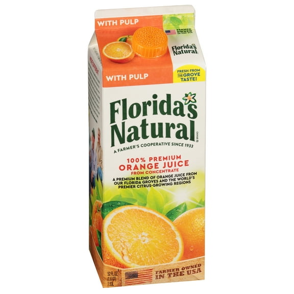 Florida's Natural Orange Juice With Pulp 52 oz
