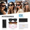 thumbnail image 7 of AOMASTE Polarized Sunglasses for Women Classic Style Retro Frame Sun Glasses with UV400 Protection for Driving, 7 of 7