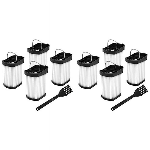8 Pack Replacement Fabric Filter Compatible for Cordless Handheld Vacuum WV401BL WV401PK WV403BR,Part XFFWV400