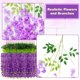 thumbnail image 5 of Flores colgantes artificiales Alotiki Wisteria, 1,1 m, 36 unidades, color morado, 5 of 7