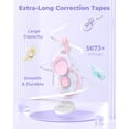 thumbnail image 5 of Four Candies White Correction Tape, 39.4 Feet, 8 Pack Easy to Use Applicator for Instant Corrections, Tear-Resistant, Smooth & Quick-Drying Tape, 5 of 9