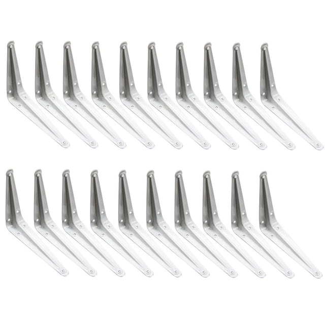 veasfak Étagère d'Angle Séréable 20 Pack Support Mural pour Maison Bureau 3x4 Pouces