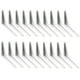 thumbnail image 1 of 20 soportes de estantería angulares de metal blanco estilo londinense. 3x4 pulgadas, 1 of 8