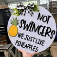 thumbnail image 6 of Vikakiooze Home Hanging Decoration Funny Pineapple Welcome Home Hanger Welcome Sign Home Outdoor Decor, 6 of 8