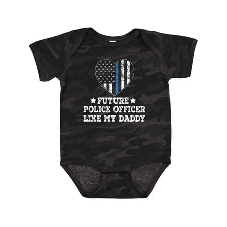 

Inktastic Future Police Officer Like Daddy Gift Baby Boy or Baby Girl Bodysuit